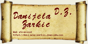 Danijela Žarkić vizit kartica